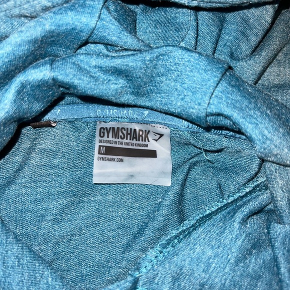 Gymshark Cross Back Hoodie - Petrol Blue Marl - Medium - Picture 5 of 5